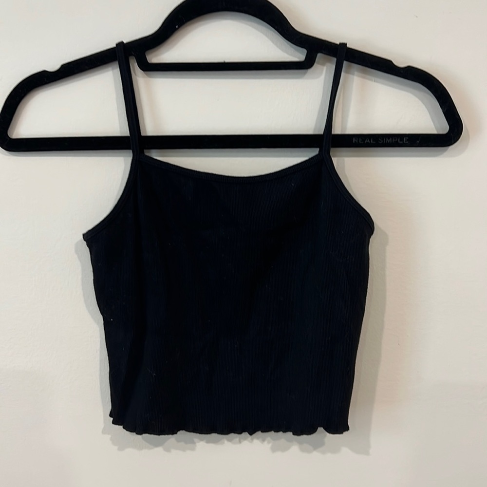 Black Crop Top